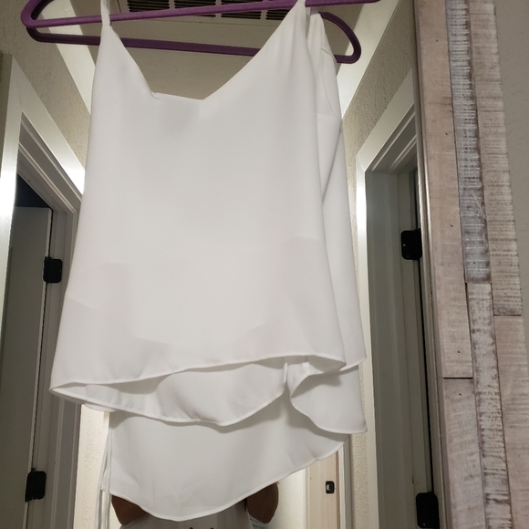 L'Academie White Ruffle Blouse - Picture 9 of 9